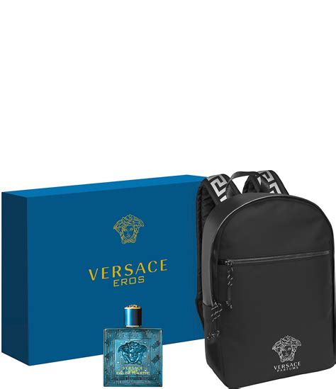 versace eros box set|Versace Eros summer backpack set.